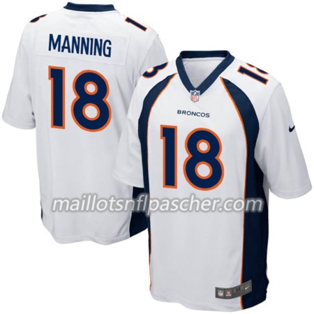 Maillot Denver Broncos Peyton Manning 18 Nike Blanc - Homme